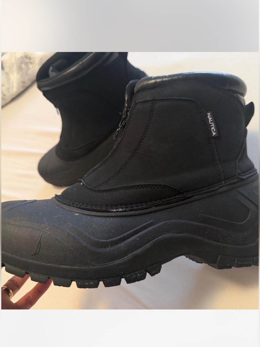 Nautica  men’s boots , only one time was
Worn